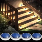 Yilaie Led Solar Deck Lightsoutdoor Round Step Solor Poweredstick On S.... Fixed Price $39.99.
