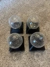 Crackle Ball Solar Post Cap, Set Of. Fixed Price $39.99.