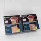 New (lot 2X) Veranda Solar Powered Led Post Cap 4X4 Wood Fence Deck Copper. Fixed Price $28.48.