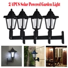 2/4 Solar Powered Garden Led Light Outdoor Fence Wall Lantern Hexagonal Lamp. Fixed Price $10.44.