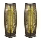 Outdoor 2-PIECE Solar-powered Floor Lamps IP65 Waterproof W/ Auto On/off Light. Fixed Price $95.99.