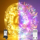 128FT 300 Led Christmas String Lights, Color Changing Outdoor Wat. Fixed Price $45.99.
