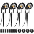 Lightingwill 5W Led Landscape Lights, Warm White 3000K-3500K, Waterproof Dc 12V. Fixed Price $37.09.