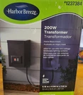 Harbor Breeze 200W Transformer - Read Description. Fixed Price $20.98.
