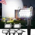 Solar Spot Lights Outdoor Waterproof, 6 Pack, Bright Landscape W.... Fixed Price $72.96.