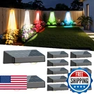 Polarpra Fence Solar Lights 12 Pack Outdoor Waterproof Led Rgb White Cool Warm. Fixed Price $79.28.