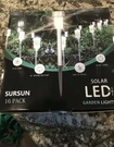 Sursun Outdoor 16PACK -solar Powered Pathway Bright White-landscape Light For. Fixed Price $34.99.