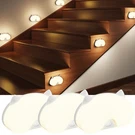 Blissfuhue 3 Pack Motion Sensor Stair Light For Indoor Small, White. Fixed Price $11.94.
