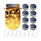 Mason Jar Solar Lantern Lights, 8 Pack 30 Led Bulbs Fairy Star Fire... Fast Ship. Fixed Price $35.80.