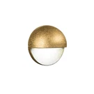 Fx Luminaire MS1LEDBS, Round Wall Light Natural Brass, 2700K, 2W. Fixed Price $94.97.