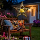 Star Solar Lights Garden Outdoor Decor Waterproof Metal Stakes .... Fixed Price $37.09.