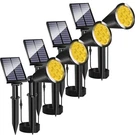 Meihong Solar Spot Lights Outdoor, Warm White Led Landscape Lamp Dusk To Dawn.... Fixed Price $81.78.