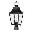 Maxim Lighting Storybook 1 Outdoor Post, Black/clear - 30360CLBK. Fixed Price $147.60.