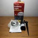 Malibu 10W Low Voltage Outdoor Mushroom Walk Light Metal Glass Top. Fixed Price $36.54.