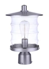 Satin Aluminum One Light Outdoor Post Mount From The Canon Collection. Fixed Price $107.56.