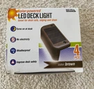 Maxsa 47332 Solar Powered Weatherproof Dusk To Dawn Lights For Deck Steps. Fixed Price $15.00.