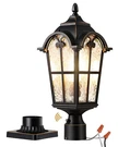 Edishine Dusk To Dawn Outdoor Post Light, Waterproof, 21.9'' 120V Pole. Fixed Price $69.99.