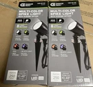 Pack Commercial Electric Multi-color Led Spike Light 250 Lumens 8 Settings New. Fixed Price $28.99.