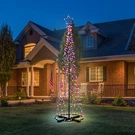Yescom 9FT Solar Christmas Cone Tree Light 8MODE Outdoor Xmas Decor Multi-color. Fixed Price $180.90.