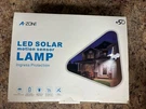 A-zone Led Solar Motion Sensor Lamp, White, Brand New, Pack Of Two, Still In Box. Fixed Price $24.99.