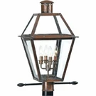 Quoizel RO9014AC 4-LIGHT Rue De Royal Outdoor Lantern In Aged Copper. Fixed Price $997.99.