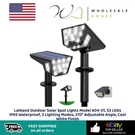 Latband Outdoor Solar Spot Lights Model A04-01, 53 Leds IP65 Waterproof. Fixed Price $29.99.