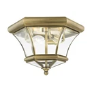 Livex Lighting 7053 Monterey/georgetown Flush Mount - Brass. Fixed Price $269.96.