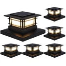 Dynaming 6 Pack Solar Post Cap No Flame Lights, Black. Fixed Price $57.11.