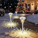 8 Pack Solar Pathway Lights Color Changing + Bright White Outdoor Garden Stake. Fixed Price $72.18.
