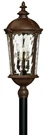 Hinkley 6 Light Street Post Lamp Top New 1921RK River Rock Windsor Rare Usa. Fixed Price $1348.88.