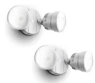 2-PACK Lutec 2000 Lumen 18W 28 Led Dual-head Flood Outdoor Security Light. Fixed Price $19.99.