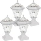 4X Greenlighting Adonia Solar 4"X Post Cap (WHITE)TN-1222493. Fixed Price $60.00.