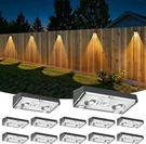Luces Solares Para Cerca Exterior 12 Pzs Impermeable Luz Calida Patio Jard N. Fixed Price $67.56.