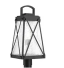 Progress Lighting Creighton Clear Water Glass Post Lantern Black P540009-031. Fixed Price $149.99.