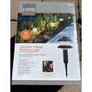 Living Accents Led Low Voltage Pathway Light, 35 Lumens, Cord Length 3'. Fixed Price $24.95.