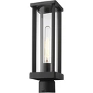 Z-lite 586PHMR-BK Glenwood Light 15 Inch Black Outdoor Post Mount Fixture. Fixed Price $194.00.