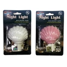 Night Light On Off Switch Nite Wall Plug Home Safety Shell Form White Pink. Fixed Price $5.99.