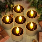 6PACK Led Solar Tea Lights Outdoor Waterproof Flameless Flickering Candles Lamp. Fixed Price $13.99.