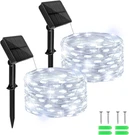 Cshare Solar Fairy Lights Outdoor WATERPROOF,16.4FT 50LED String Fo. Fixed Price $18.99.