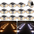 Agptek Solar Driveway Lights 12 Pack Colors In Outdoor Deck Dock. Fixed Price $134.47.