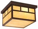 Vaxcel OF37211BBZ Mission 12-INCH Outdoor Ceiling Light, Burnished Bronze. Fixed Price $173.82.