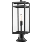 Z-lite 596PHBR-553PM-BK Nuri Post Light Accessories Black. Fixed Price $238.00.