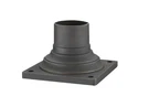 Bellevue ZPMB53267 Square 6"W Pier Mount Base - Bronze. Fixed Price $38.00.