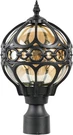 Zanritelit Outdoor Globe Lamp Light Fixture 13.4" Black Sphere Post Top Lantern. Fixed Price $49.90.
