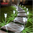 Denicmic Solar Lights Outdoor 10 Pack Waterproof 6000K Cold White Led Stainless. Fixed Price $31.02.