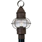Designers Fountain 1766-RT Nantucket Outdoor Post Lantern Light, 10 In, Rustique. Fixed Price $74.49.