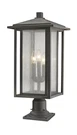 Z-lite 554PHXLR-533PM Aspen Light 25" Tall Outdoor Pier Mount Bronze. Fixed Price $238.00.