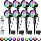 Meikee 15W AC120V Rgbw Landscape Spot Lights Outdoor, Color Changing Lan.... Fixed Price $123.47.