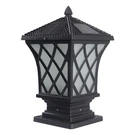 Kendal Outdoor Large Black Solar Powered Led Light Lamp Safe & Water Resistant. Fixed Price $99.99.