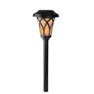 Gerson 19" Black White Led Petal Lantern Solar Powered Lighted Pathway Marker. Fixed Price $34.01.